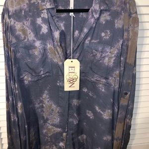 Elan long sleeve blouse